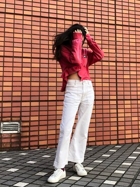 「6IXTY8IGHTのアイテム（パンツ）」を使った、👽👅🖕さん（レディース・150cm）の秋コーディネート