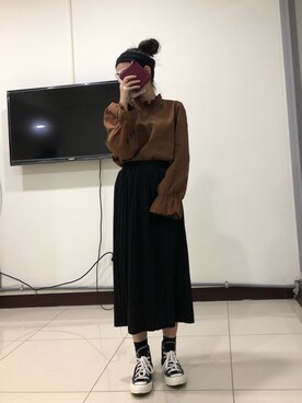 「アイテム（財布）」を使った、👽👅🖕さん（レディース・150cm）の冬コーディネート