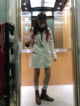 「アイテム（ブーティ）」を使った、👽👅🖕さん（レディース・150cm）の冬コーディネート