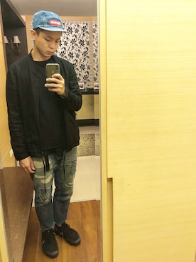 「Taiwan」｜「アイテム（ノーカラージャケット）」を使った、onlyhanerさん（メンズ・173cm）の春コーディネート