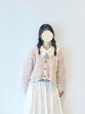 「Crisp（クリスプ）のアイテム（その他アウター）」を使った、咕啊_瓜さん（レディース・160cm）の春コーディネート