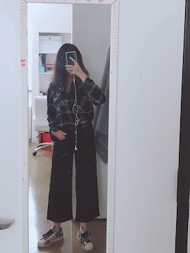 「BDG（ビーディージー）のアイテム」を使った、Baekkie_Chenさん（レディース・164cm）の春コーディネート