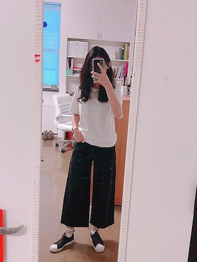 「BDG（ビーディージー）のアイテム」を使った、Baekkie_Chenさん（レディース・165cm）の春コーディネート