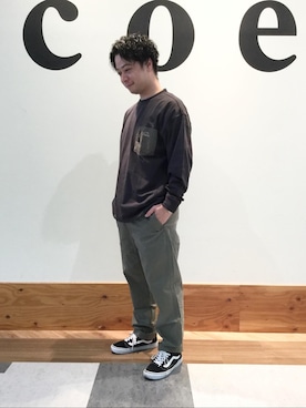 「LOGOS（ロゴス）のアイテム」を使った、coen TAKANORIさん（メンズ・166cm）の秋コーディネート