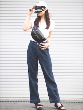 「MULLER（ミューラー）のアイテム」を使った、sakiさん（レディース・167cm）の夏コーディネート