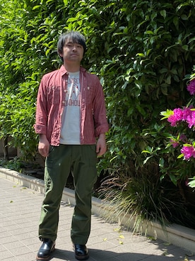 「BURGUS PLUS（バーガスプラス）のアイテム」を使った、tmge5217さん（メンズ・162cm）の春コーディネート