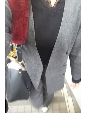 「CONVERSE（コンバース）のALL STAR HI（スニーカー）」を使った、ちゃたさん（レディース・160cm）の秋コーディネート