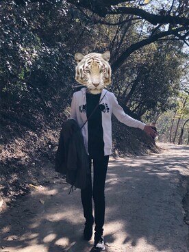 「hiking look」｜mangoさん（レディース・171cm）の冬コーディネート