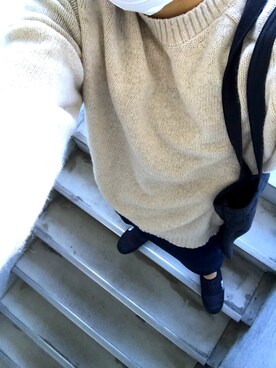 「アイテム（スリッポン）」を使った、26ryoさん（メンズ・174cm・20代）の冬コーディネート