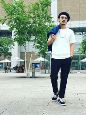 Yasunori Chijiwaさん（メンズ・175cm）の夏コーディネート