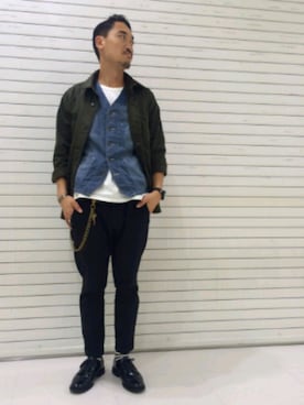 「筋トレ」｜Yasunori Chijiwaさん（メンズ・175cm）の夏コーディネート