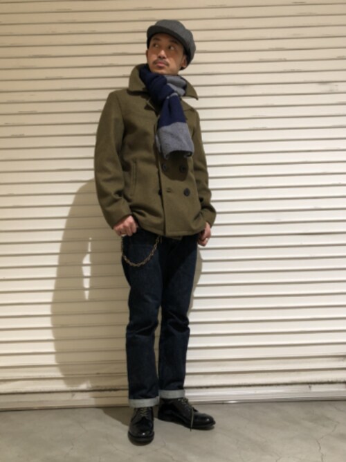 Yasunori Chijiwa B 2nd 札幌 Stellar Place Schottのピーコートを使ったコーディネート Wear