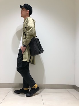 「HAVERSACK」｜Yasunori Chijiwaさん（メンズ・175cm）の春コーディネート