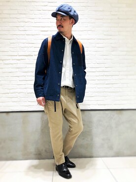 キャスケットを使った 初秋コーデ のメンズ人気ファッションコーディネート Wear