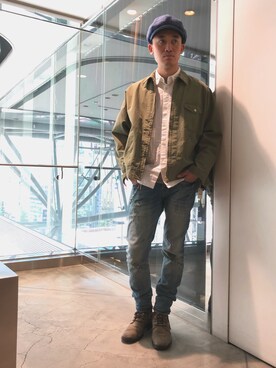 「BUTTERO」｜Yasunori Chijiwaさん（メンズ・175cm）の秋コーディネート