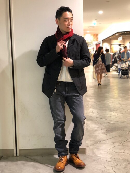 Yasunori Chijiwa Uncut Bound 札幌 Tricker Sのブーツを使ったコーディネート Wear