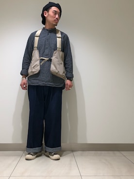 「COMFY（コンフィー）のアイテム」を使った、Yasunori Chijiwaさん（メンズ・175cm）の春コーディネート