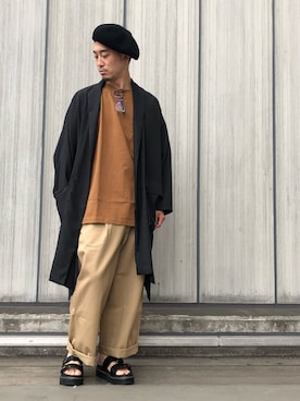 「THEE（シー）のアイテム（ジャケット/アウター）」を使った、Yasunori Chijiwaさん（メンズ・175cm）の夏コーディネート