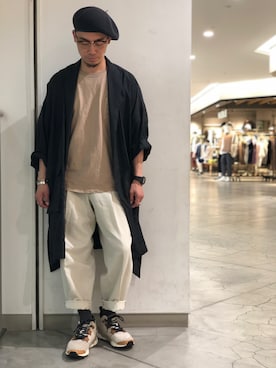 「THEE（シー）のアイテム（ジャケット/アウター）」を使った、Yasunori Chijiwaさん（メンズ・175cm）の夏コーディネート