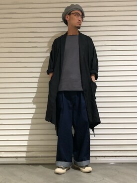 「THEE（シー）のアイテム（ジャケット/アウター）」を使った、Yasunori Chijiwaさん（メンズ・175cm）の夏コーディネート