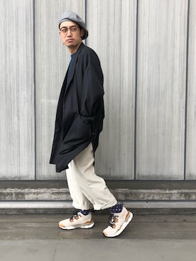 「THEE（シー）のアイテム（ジャケット/アウター）」を使った、Yasunori Chijiwaさん（メンズ・175cm）の夏コーディネート
