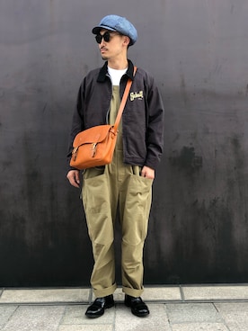 「アイテム（ブルゾン）」を使った、Yasunori Chijiwaさん（メンズ・175cm・30代）の夏コーディネート