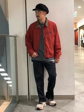 「アイテム（ブルゾン）」を使った、Yasunori Chijiwaさん（メンズ・175cm・30代）の夏コーディネート