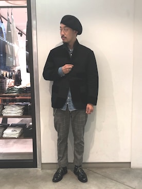 Yasunori Chijiwaさん（メンズ・175cm）の秋コーディネート