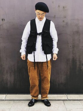 Yasunori Chijiwaさんの（Engineered Garments | エンジニアードガーメンツ）を使ったコーディネート