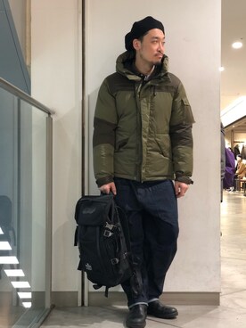 「アイテム（ブルゾン）」を使った、Yasunori Chijiwaさん（メンズ・175cm・30代）の冬コーディネート