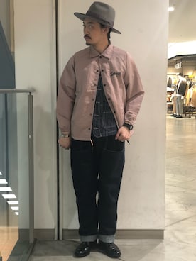 「ショット」｜「アイテム（ブーツ）」を使った、Yasunori Chijiwaさん（メンズ・175cm）の春コーディネート