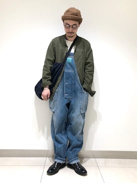 「アイテム（ブルゾン）」を使った、Yasunori Chijiwaさん（メンズ・175cm・30代）の春コーディネート