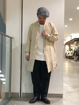 「パンツスタイル」｜Yasunori Chijiwaさん（メンズ・175cm・30代）の春コーディネート