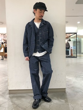 「アイテム（ブルゾン）」を使った、Yasunori Chijiwaさん（メンズ・175cm・30代）の春コーディネート