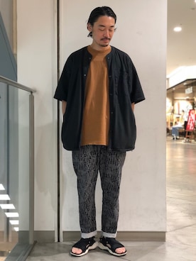 Yasunori Chijiwaさん（メンズ・175cm）の夏コーディネート