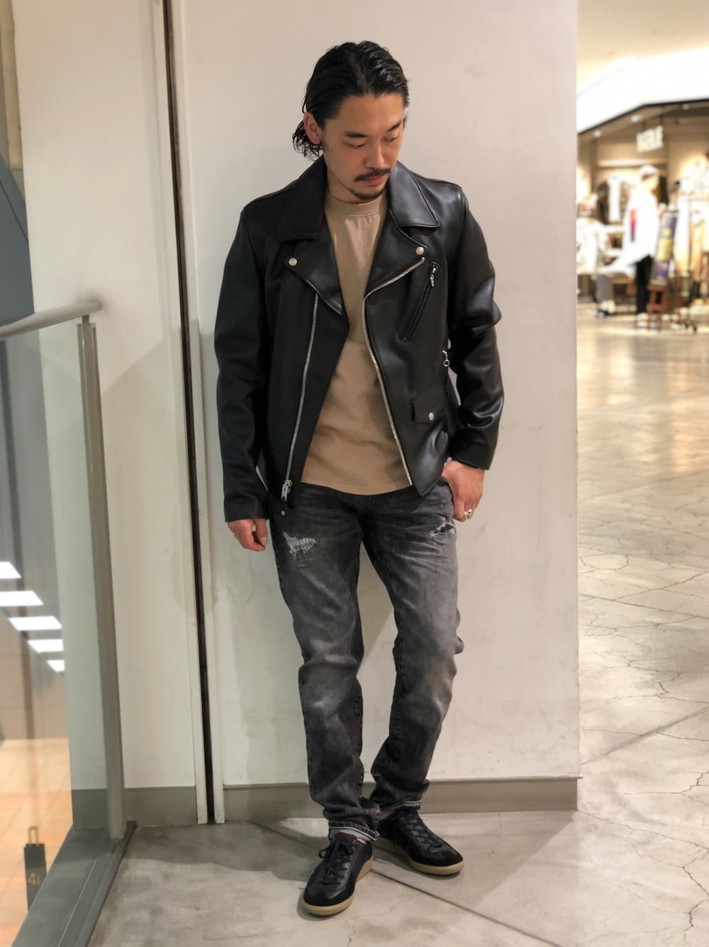 トライスター Tristar コーデ Yasunori Chijiwa｜schottのライダースジャケットを使った