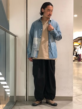 Yasunori Chijiwaさん（メンズ・175cm）の夏コーディネート