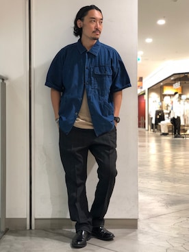 Yasunori Chijiwaさん（メンズ・175cm）の夏コーディネート