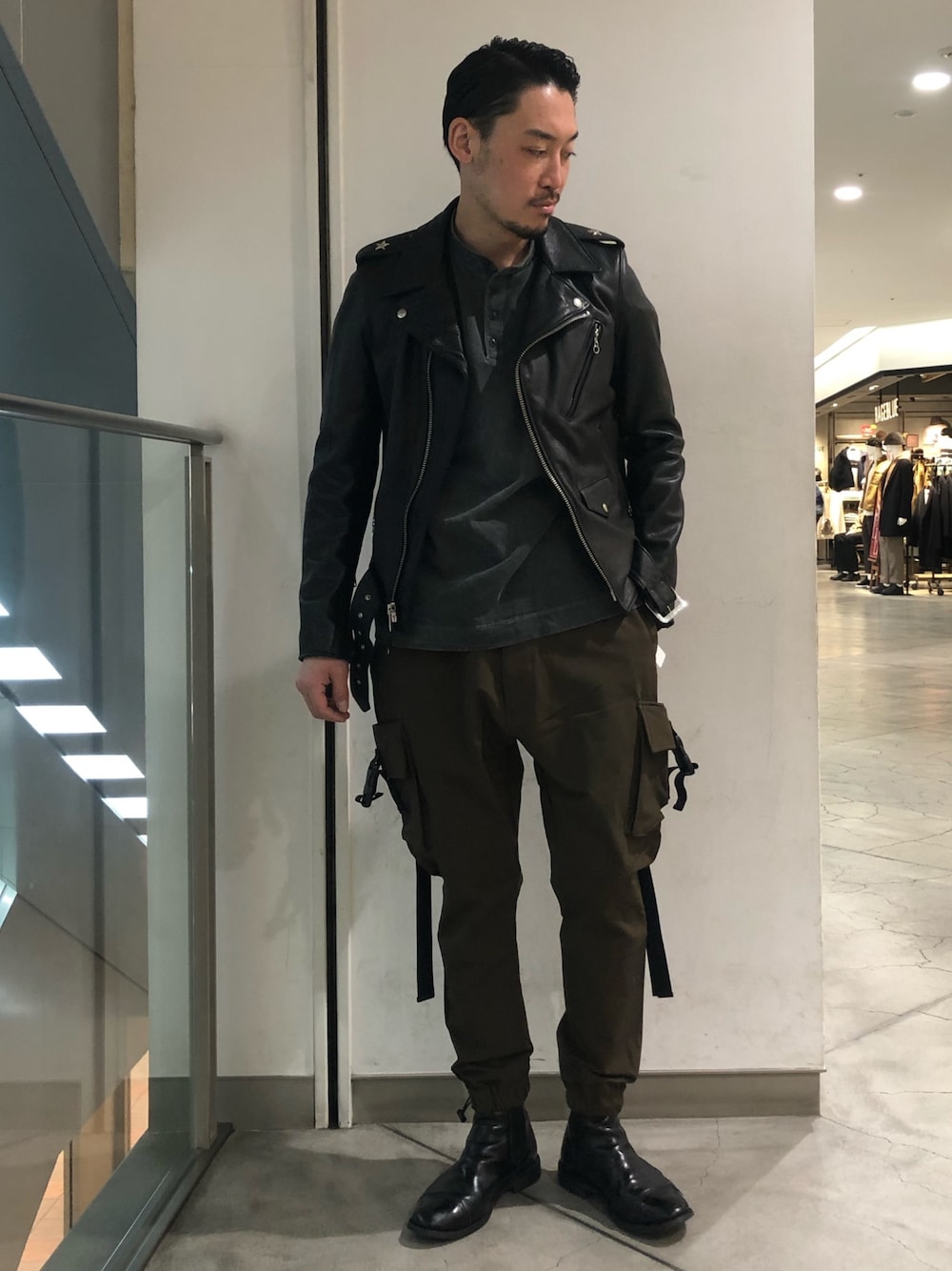 Yasunori Chijiwa｜schottのライダースジャケットを使った