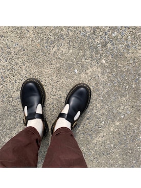 「Dr. Martens（ドクターマーチン）のアイテム（ブーツ、ブラック系）」を使った、Ricさん（レディース・156cm）の春コーディネート