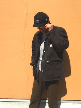 「Carter's（カーターズ）のアイテム（ジャケット/アウター）」を使った、BEE HIVE WEARさん（メンズ・181cm）の秋コーディネート