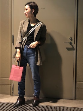 ayumi  hagiharaさん（レディース・161cm）の秋コーディネート