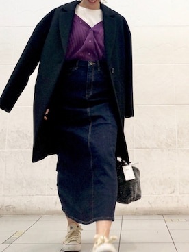 ayumi  hagiharaさん（レディース・161cm）の冬コーディネート