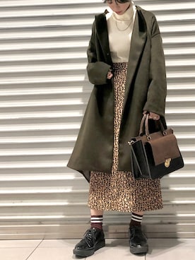 ayumi  hagiharaさん（レディース・161cm）の冬コーディネート