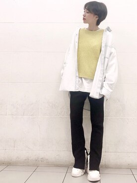 ayumi  hagiharaさん（レディース・161cm）の冬コーディネート