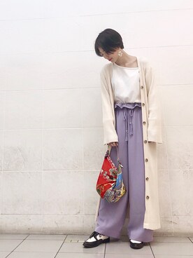 ayumi  hagiharaさん（レディース・161cm）の春コーディネート