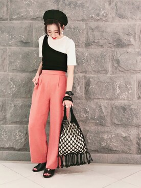 ayumi  hagiharaさん（レディース・161cm）の春コーディネート