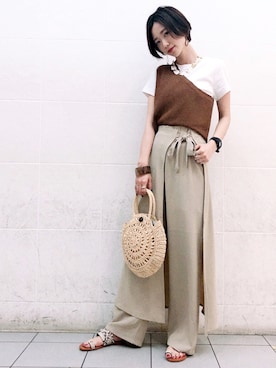 ayumi  hagiharaさん（レディース・161cm）の夏コーディネート