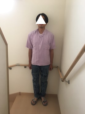 「W&LT（ウォルト）のアイテム」を使った、トミナガさん（メンズ・177cm）の夏コーディネート