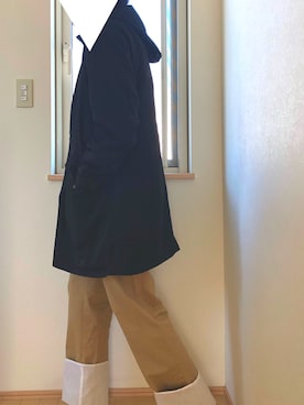 「kutir（クティール）のアイテム（マウンテンパーカー）」を使った、トミナガさん（メンズ・177cm）の冬コーディネート